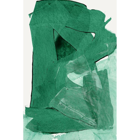 Drag I Black Modern Wood Framed Art Print with Double Matting by Cartissi