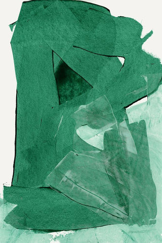 Drag I White Modern Wood Framed Art Print with Double Matting by Cartissi