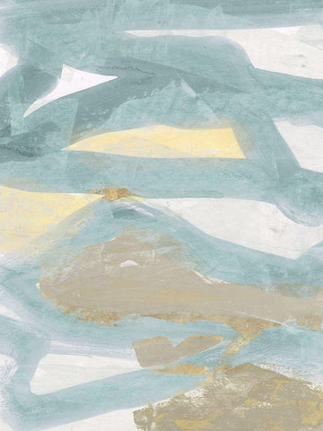 Pale Light II Black Ornate Wood Framed Art Print with Double Matting by Cartissi