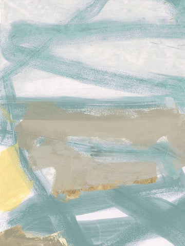 Pale Light III Black Ornate Wood Framed Art Print with Double Matting by Cartissi