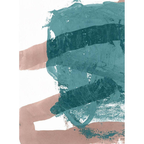 Bounce I  Black Modern Wood Framed Art Print by Cartissi