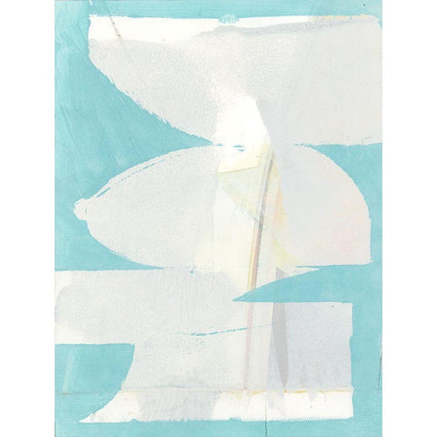 Carve I  White Modern Wood Framed Art Print by Cartissi