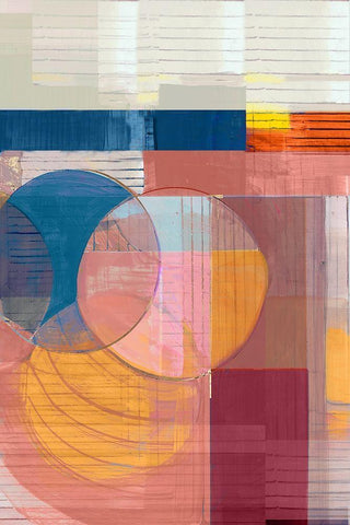 Candy Love IÂ  White Modern Wood Framed Art Print with Double Matting by Cartissi