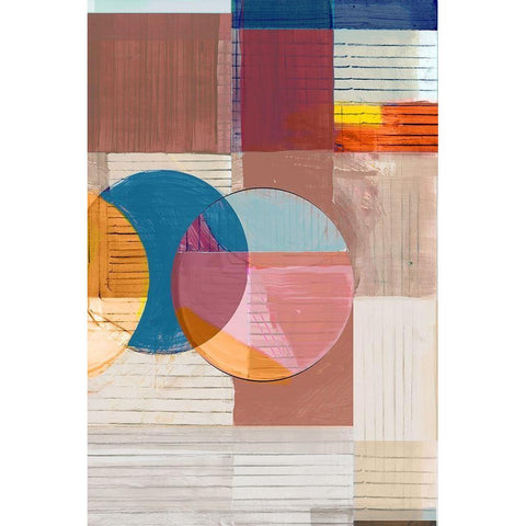 Candy Love II White Modern Wood Framed Art Print by Cartissi