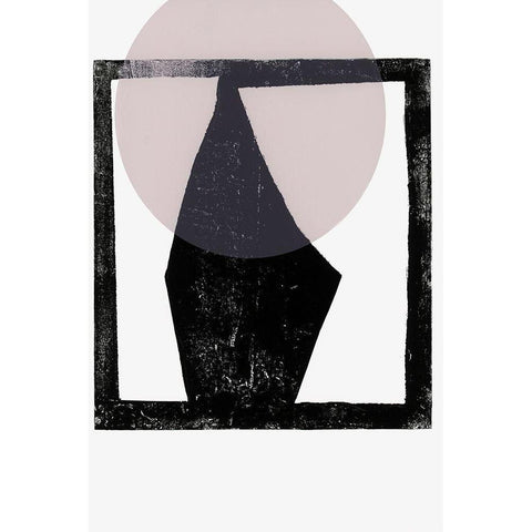 Blushing Aura  White Modern Wood Framed Art Print by Cartissi
