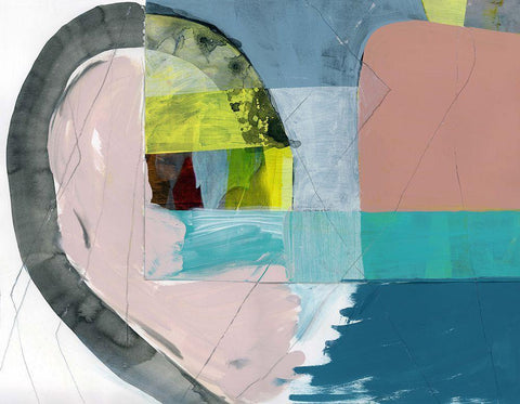 Waking Morning  Black Ornate Wood Framed Art Print with Double Matting by Cartissi