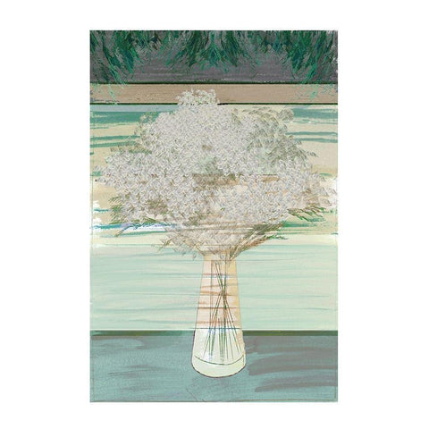 Dried Florals I Gold Ornate Wood Framed Art Print with Double Matting by Cartissi