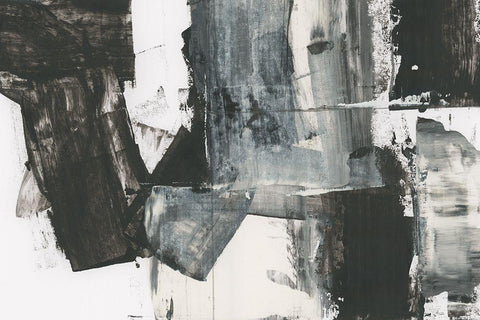 Rave Review II White Modern Wood Framed Art Print with Double Matting by Cartissi