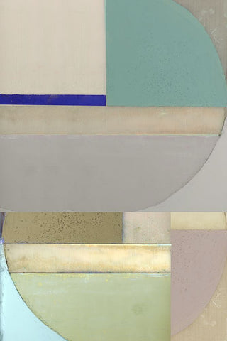 Signals II Black Ornate Wood Framed Art Print with Double Matting by Cartissi