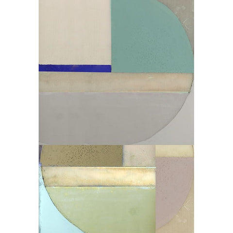 Signals II Black Modern Wood Framed Art Print by Cartissi