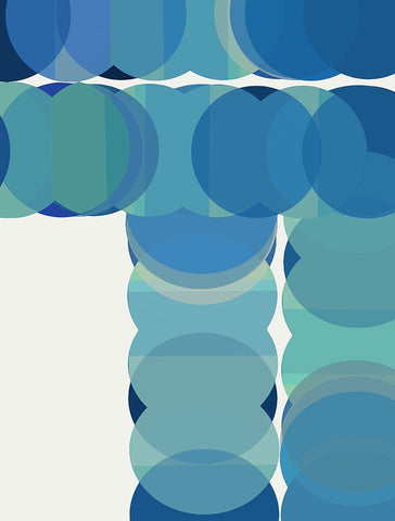 Repeat Dot Repeat II Black Modern Wood Framed Art Print by Cartissi