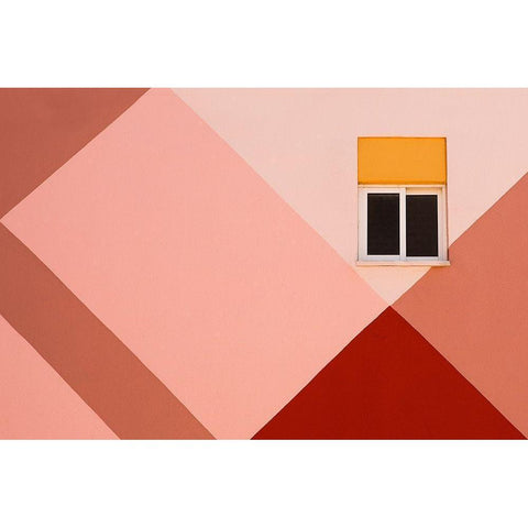 Untitled White Modern Wood Framed Art Print by Schuster
