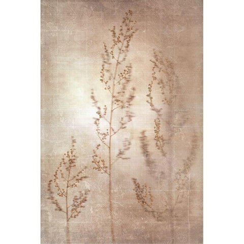 Delicate I Gold Ornate Wood Framed Art Print with Double Matting by YK Studios