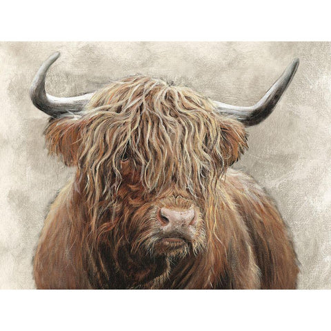 Agnus White Modern Wood Framed Art Print by Merryn, Bree