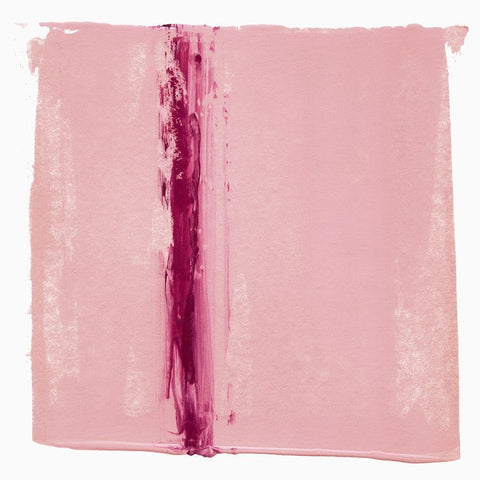 Pink Streak  Black Ornate Wood Framed Art Print with Double Matting by Aryai, Sia