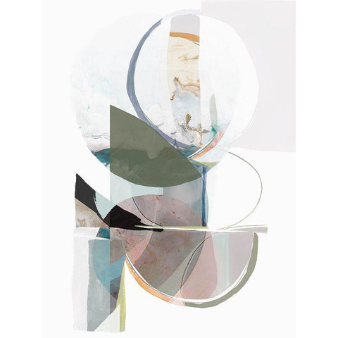 Vertex II  Black Modern Wood Framed Art Print by Hazel J