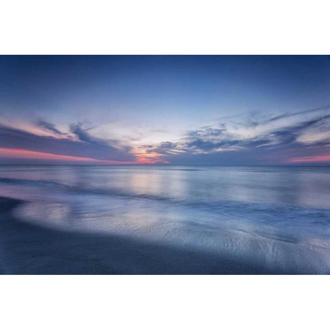 Atlantic Sunrise No. 7 Black Modern Wood Framed Art Print by Amoruso, Robert J.