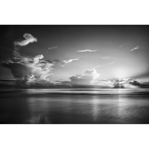 Atlantic Sunrise No. 27 Gold Ornate Wood Framed Art Print with Double Matting by Amoruso, Robert J.