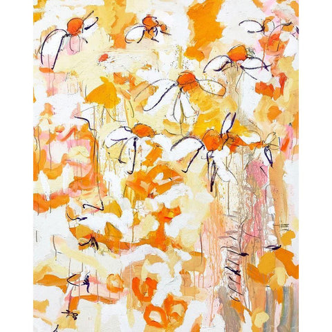 Good Day Sunshine White Modern Wood Framed Art Print by Anders, Per