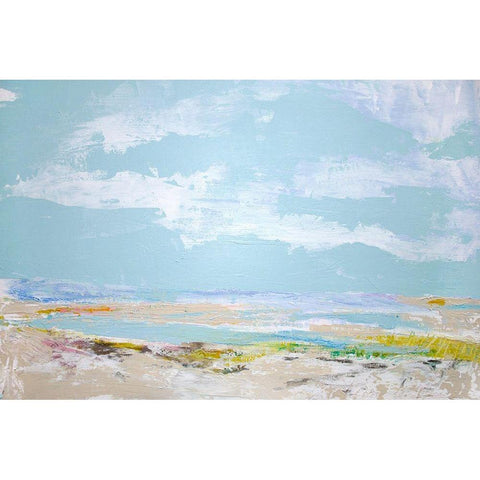 Mediteraneo White Modern Wood Framed Art Print by Apperlo, Mila