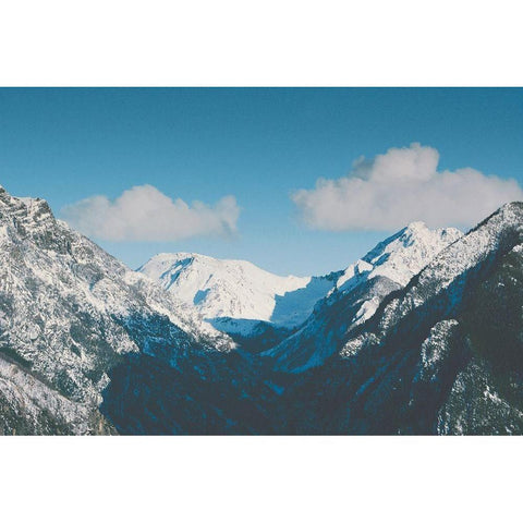 Gaining Altitude White Modern Wood Framed Art Print by Annie Bailey Art