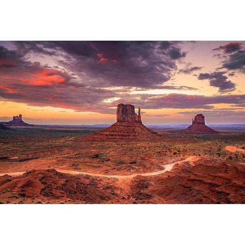 Desert Song White Modern Wood Framed Art Print by Artemiadi, Dora