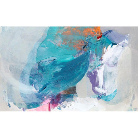 Sea Breeze Black Modern Wood Framed Art Print with Double Matting by Alattar, Lina