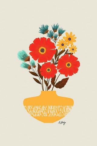 Dream On Black Ornate Wood Framed Art Print with Double Matting by Annie Bailey Art