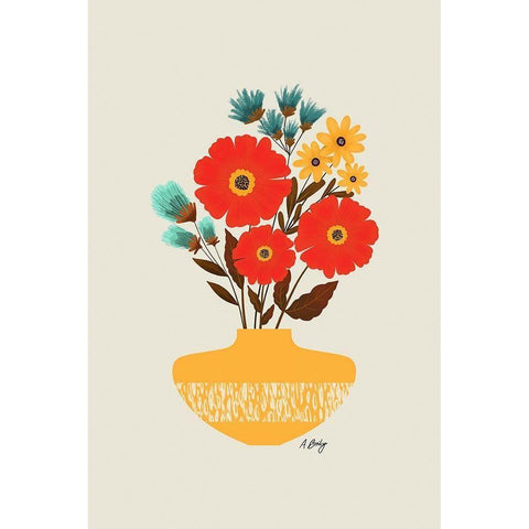 Dream On Black Modern Wood Framed Art Print by Annie Bailey Art