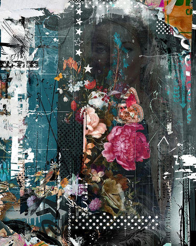 Traveling In Style White Modern Wood Framed Art Print with Double Matting by Albers, Teis