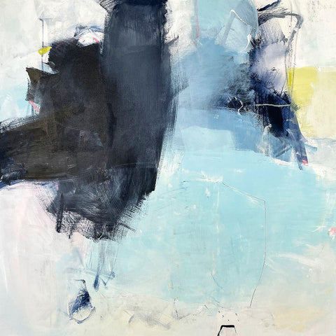 Paloma White Modern Wood Framed Art Print by Apperlo, Mila