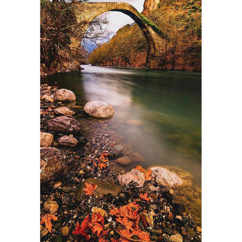 Light of the Dusk Black Modern Wood Framed Art Print with Double Matting by Artemiadi, Dora