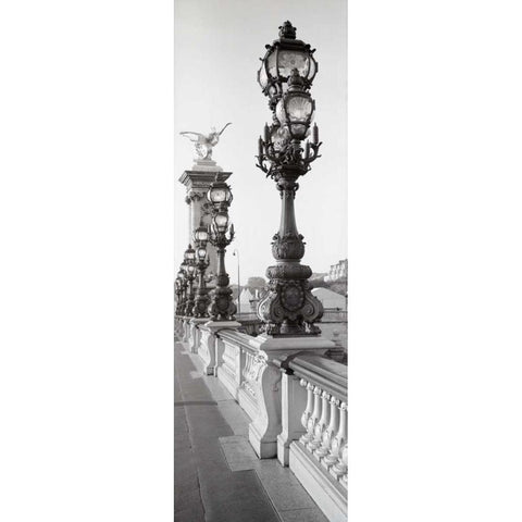 Paris - 10 White Modern Wood Framed Art Print by Blaustein, Alan