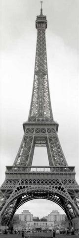 Tour Eiffel - 10 Black Ornate Wood Framed Art Print with Double Matting by Blaustein, Alan