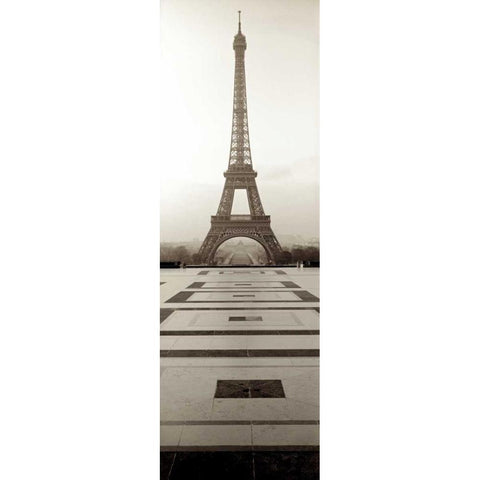 Tour Eiffel - 11 Black Modern Wood Framed Art Print with Double Matting by Blaustein, Alan