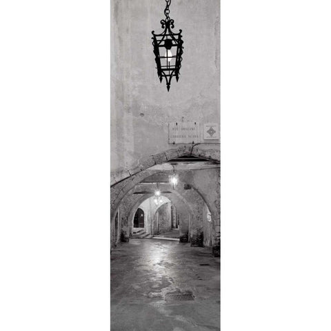 Passageway France - 2 Gold Ornate Wood Framed Art Print with Double Matting by Blaustein, Alan