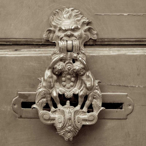 La Porta Soprammobile - 4 White Modern Wood Framed Art Print by Blaustein, Alan