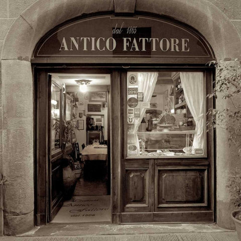 Marketplace - 32 White Modern Wood Framed Art Print with Double Matting by Blaustein, Alan