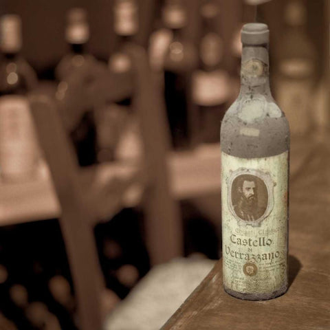 Wine - 1 Black Modern Wood Framed Art Print by Blaustein, Alan