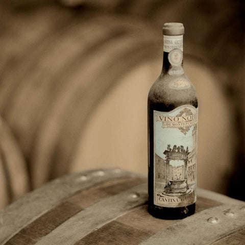 Wine - 4 Black Modern Wood Framed Art Print by Blaustein, Alan