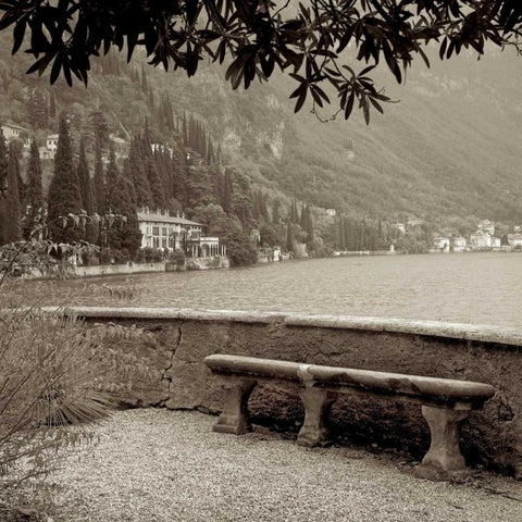 Lombardy - 10 Gold Ornate Wood Framed Art Print with Double Matting by Blaustein, Alan