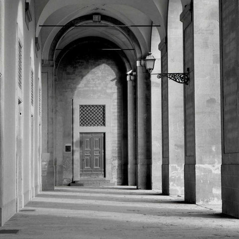 Firenze - 3 Black Ornate Wood Framed Art Print with Double Matting by Blaustein, Alan