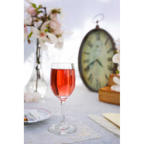 Wine - 5 Black Modern Wood Framed Art Print by Blaustein, Alan