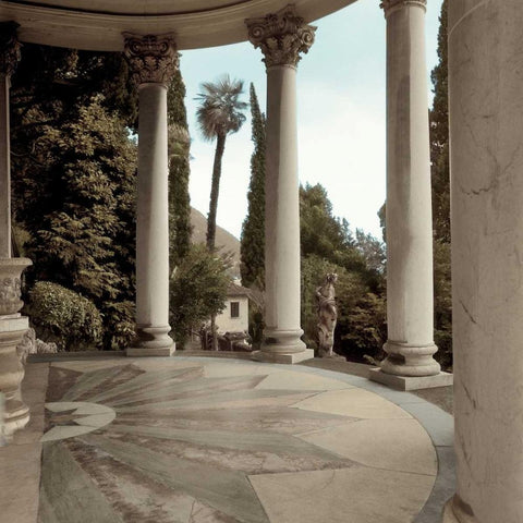 Lombardy - 12 Gold Ornate Wood Framed Art Print with Double Matting by Blaustein, Alan