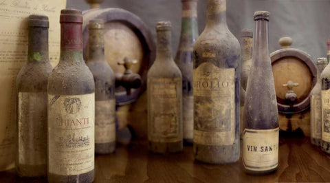 Enoteca Cortona - 5 Black Ornate Wood Framed Art Print with Double Matting by Blaustein, Alan