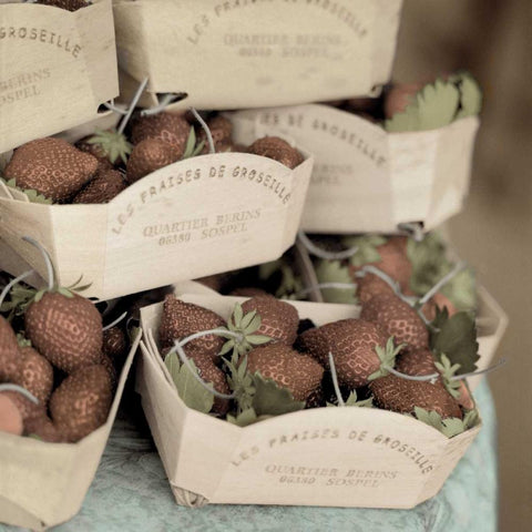 Marketplace - 15 Gold Ornate Wood Framed Art Print with Double Matting by Blaustein, Alan