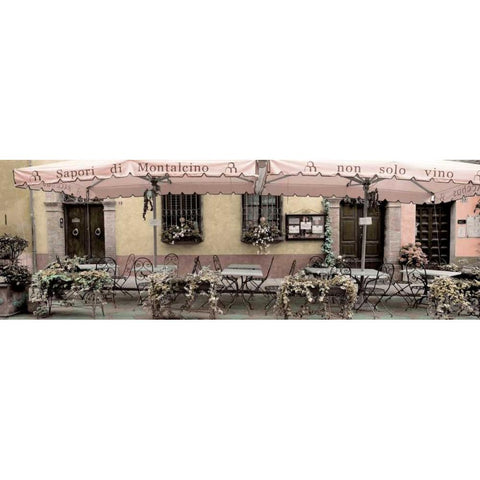 Val dÃ¢â‚¬â„¢Orcia Caffe Pano - 1 Black Modern Wood Framed Art Print by Blaustein, Alan