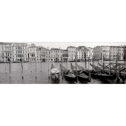 Venice By Day Black Modern Wood Framed Art Print by Blaustein, Alan