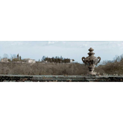 Veneto Giardini Pano - 1 Black Modern Wood Framed Art Print by Blaustein, Alan