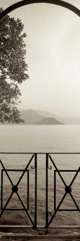 Lombardy - 6 White Modern Wood Framed Art Print with Double Matting by Blaustein, Alan